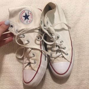 White High top Converse